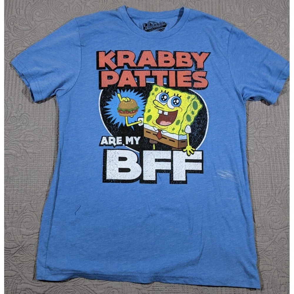 SpongeBob SquarePants T Shirt Sz Medium 2013 Krabby Patties are My BFF Old Navy